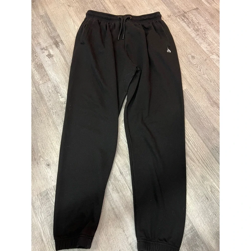 Ryderwear Mens Black Athletic Jogger‎ Sweatpants Size Large Drawstring Pockets